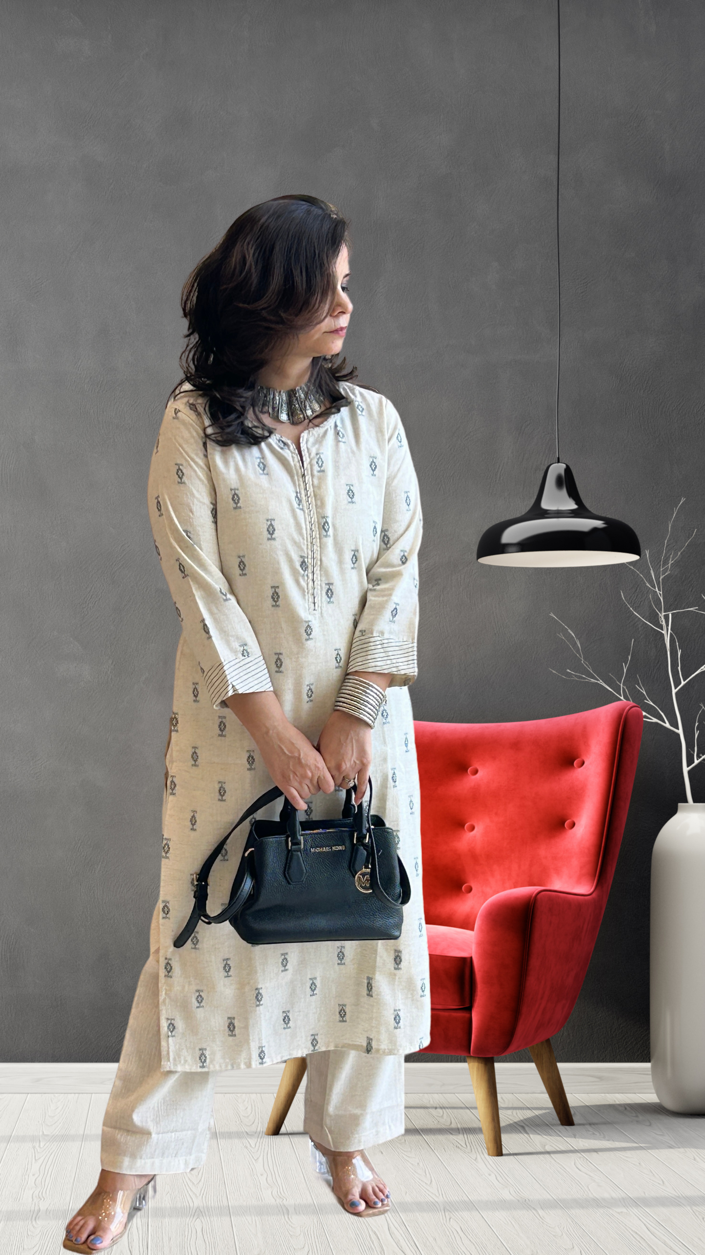 Monochrome Magic - Kurta kord