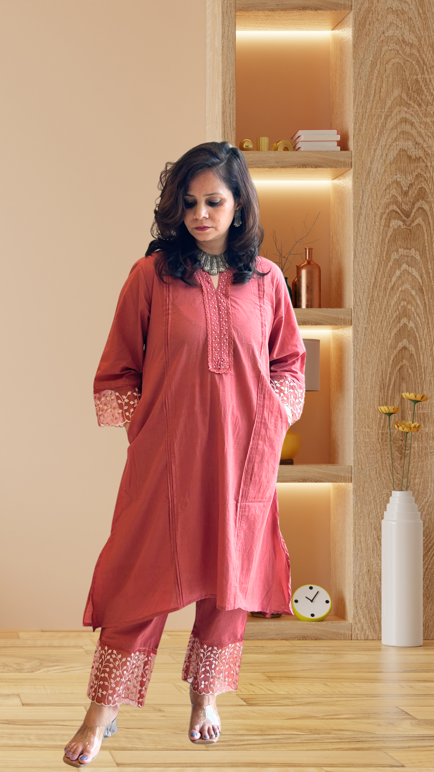Dusky Lace- Kurta Kord