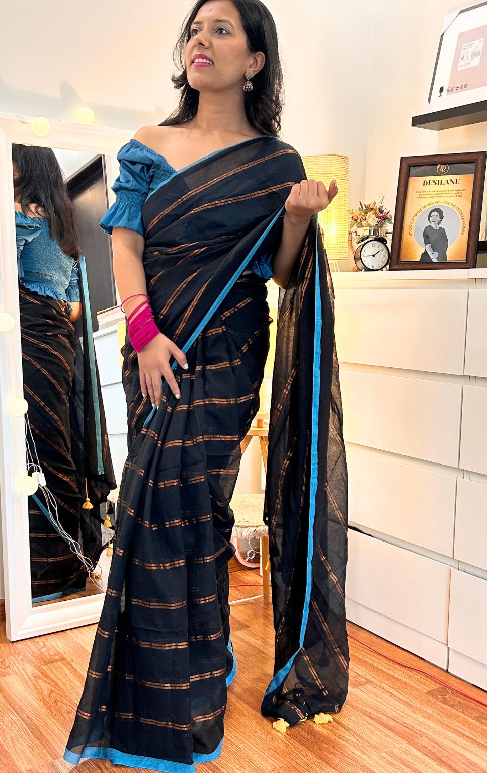 Striped Elegance | Midnight Stripes