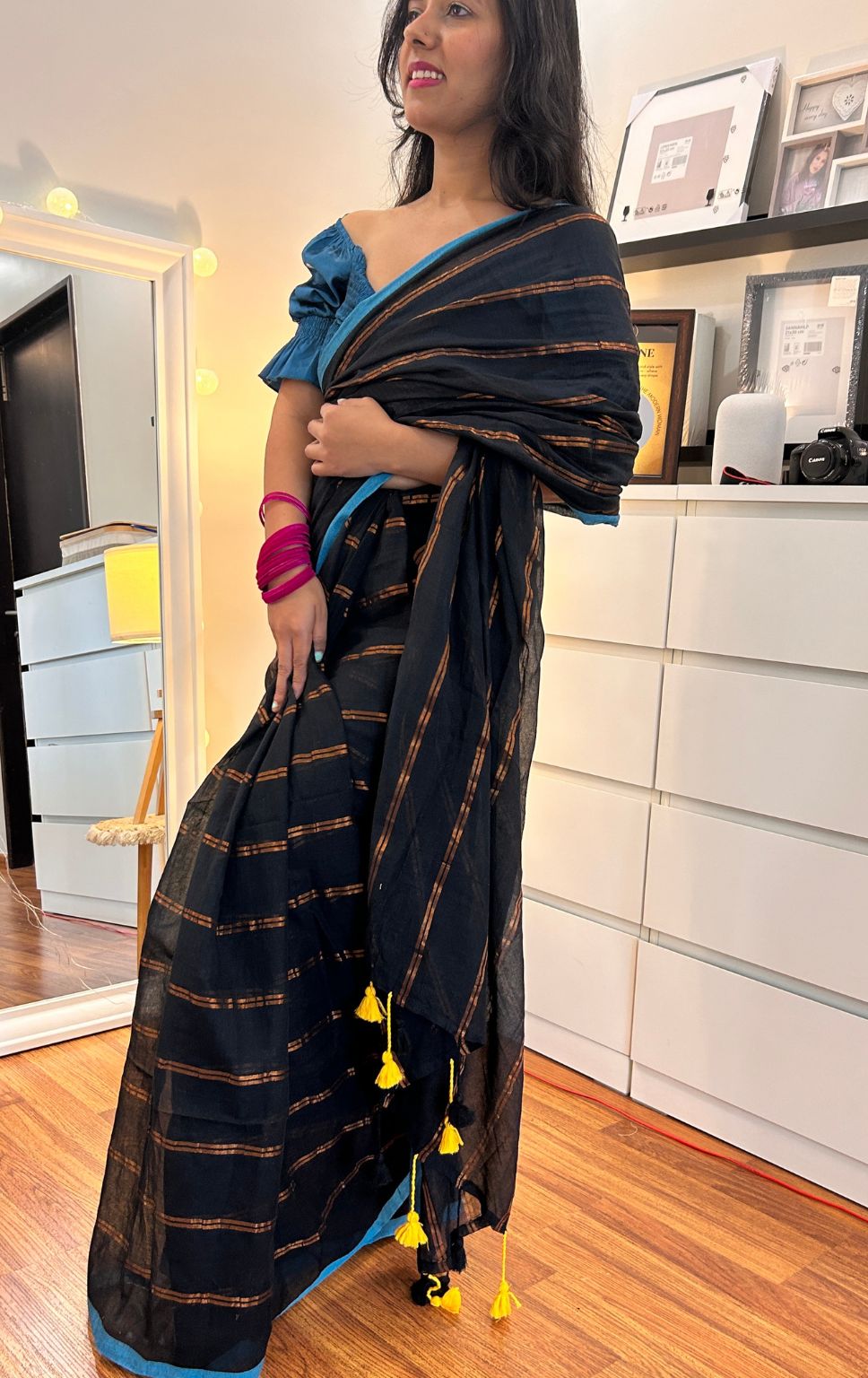 Striped Elegance | Midnight Stripes