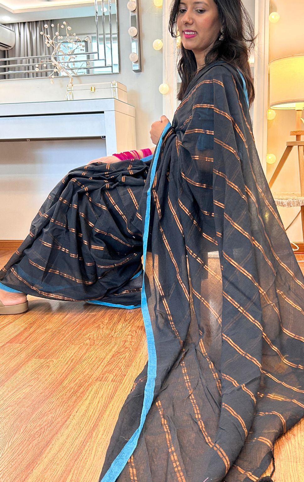 Striped Elegance | Midnight Stripes