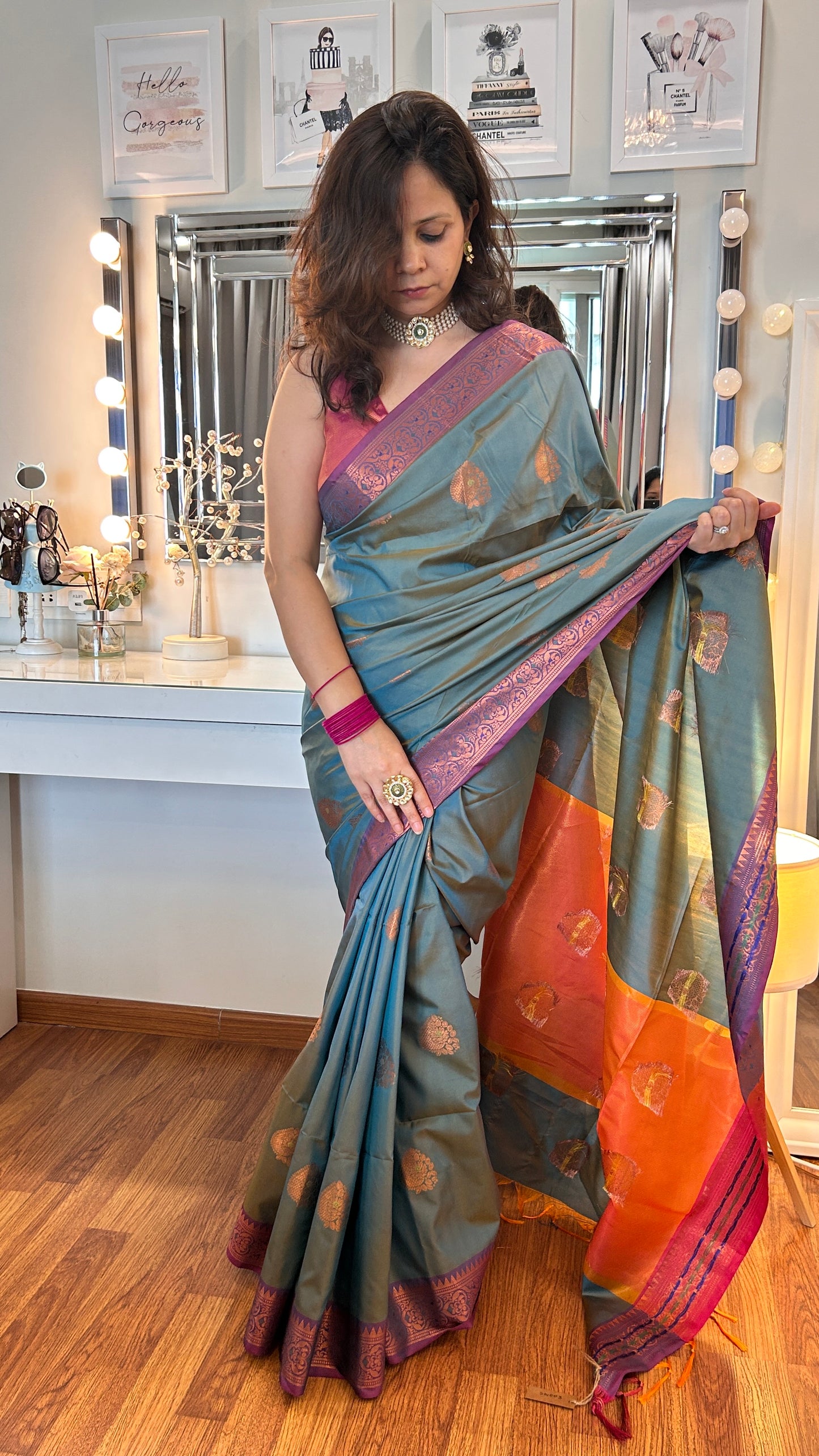 Regal Threads |Peacock Prism