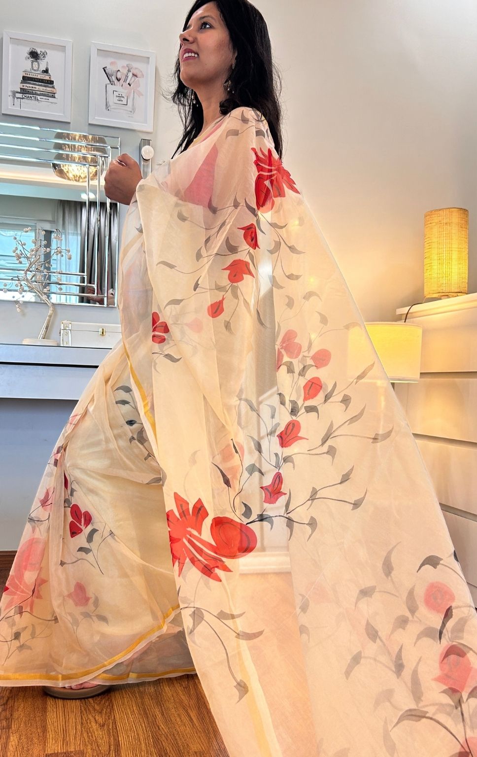 Organza Bloom | Rosy Hues