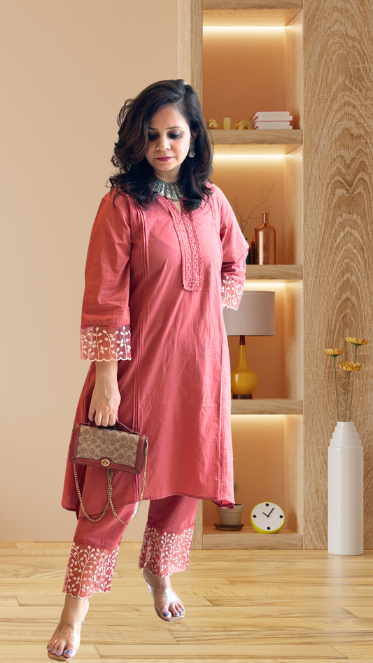 Dusky Lace- Kurta Kord