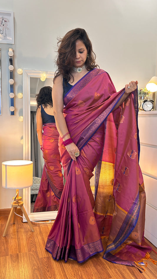 Regal Threads |Mauve Mirage