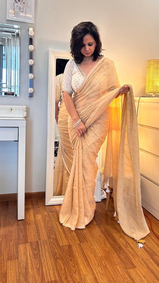 Striped Elegance | Glided Beige